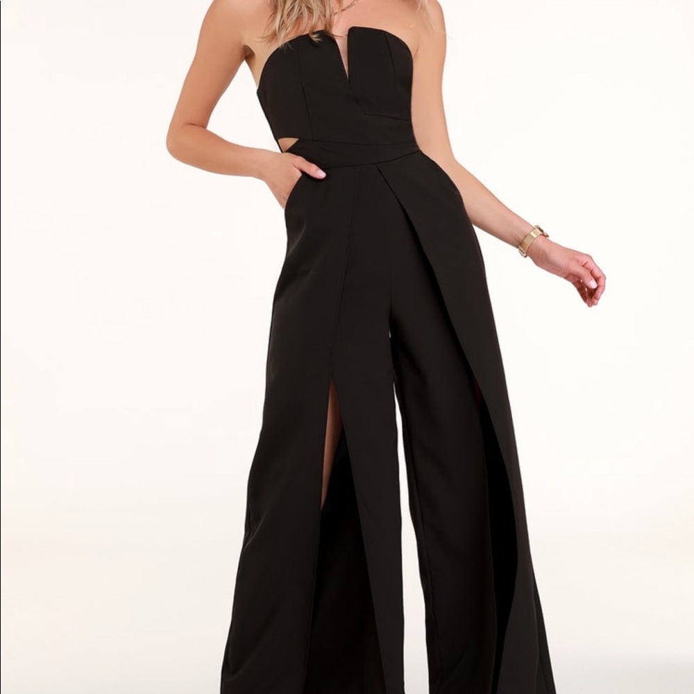 Strapless Cutout Jumpsuit